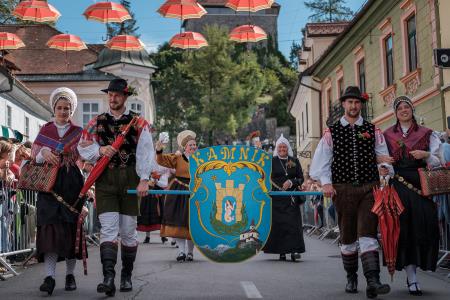 Izjemen obisk zaznamoval 50. Dneve narodnih noš in oblačilne dediščine v Kamniku (Blaž T. Muc)  (10)